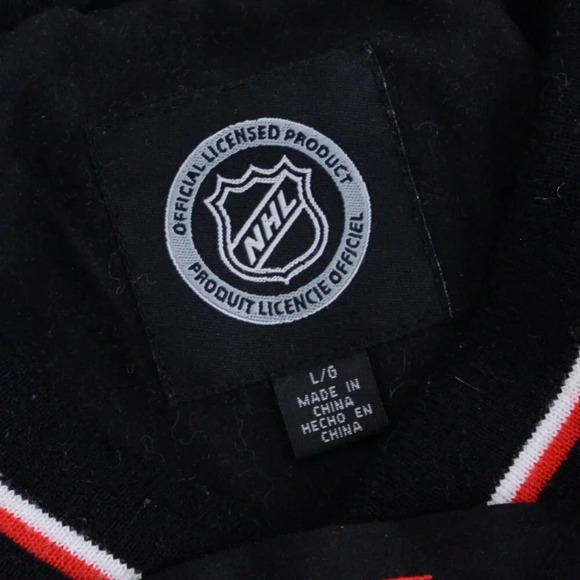 Vintage Giii Official  Licensed Nhl Detroit Red Wings Embroidered Red Jacket L - Picture 11 of 11